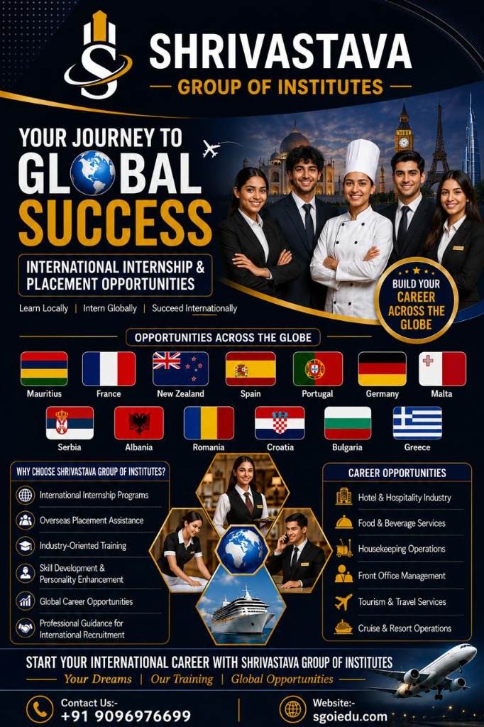 Global Placement and Internship Opportunities Poster